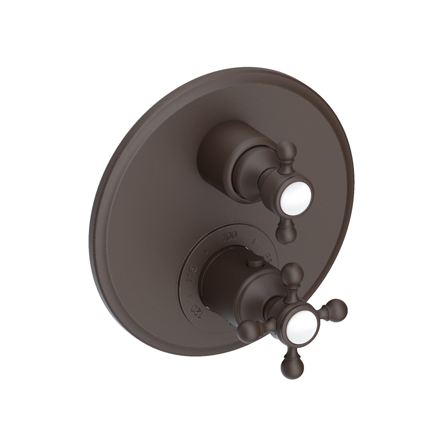 Newport Brass 3-923TR Astor 1/2" Round Thermostatic Trim Plate with Handle