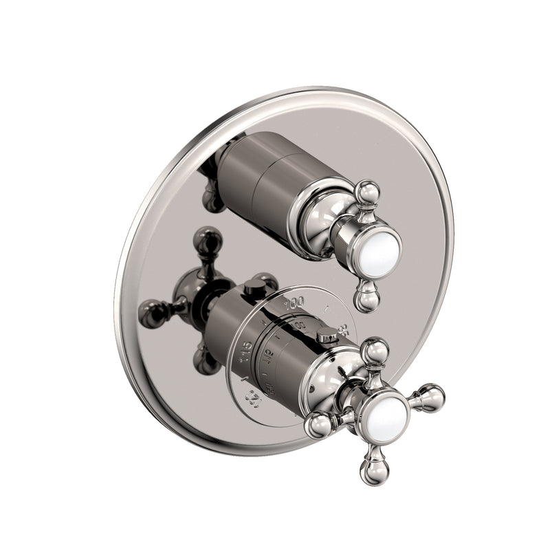Newport Brass 3-923TR Astor 1/2" Round Thermostatic Trim Plate with Handle