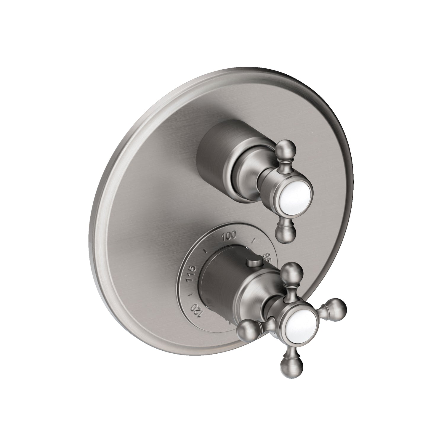 Newport Brass 3-923TR Astor 1/2" Round Thermostatic Trim Plate with Handle