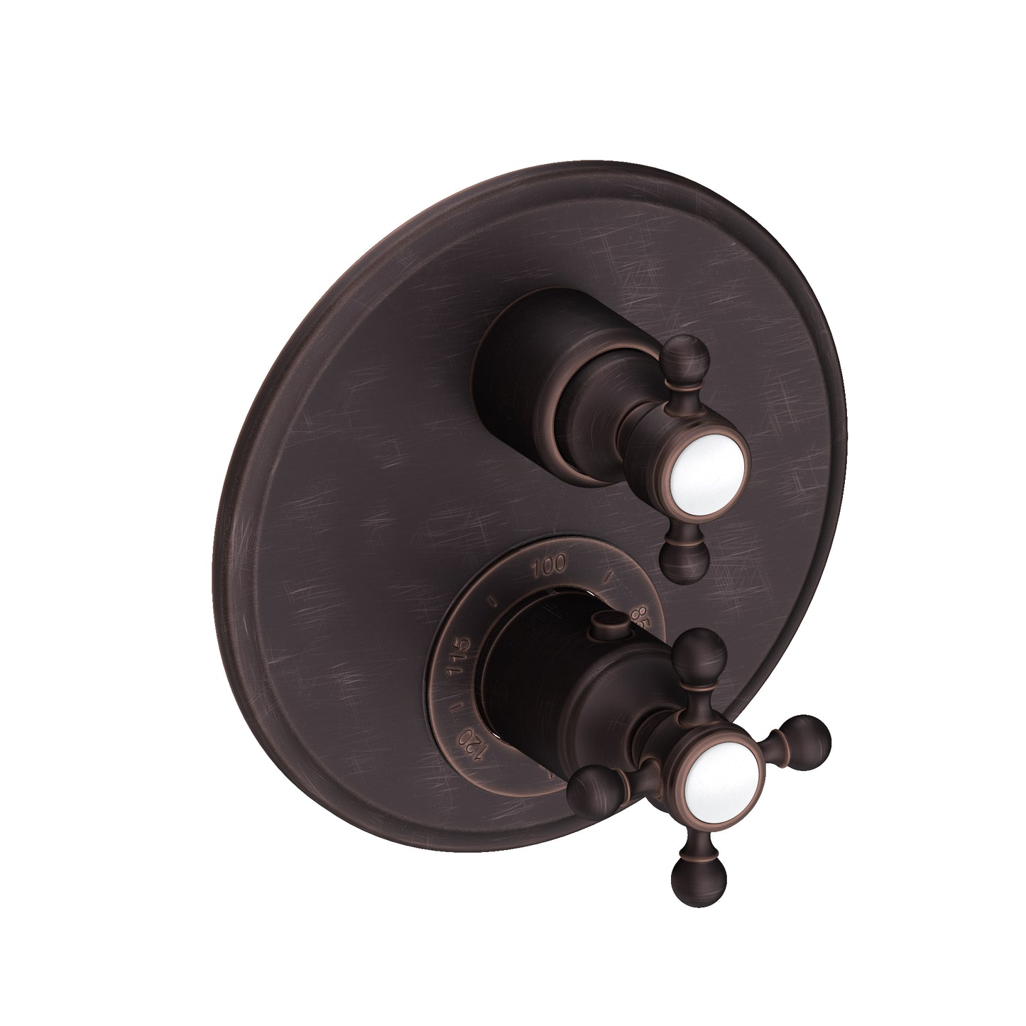 Newport Brass 3-923TR Astor 1/2" Round Thermostatic Trim Plate with Handle