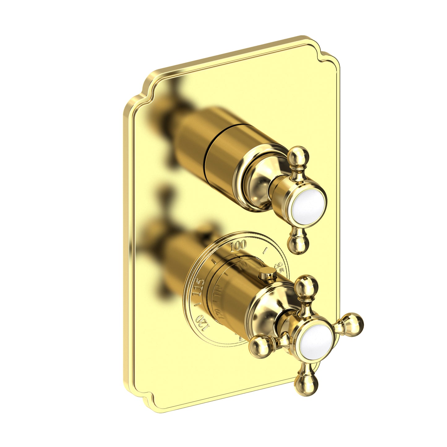 Newport Brass 3-923TS Astor 1/2" Square Thermostatic Trim Plate with Handle