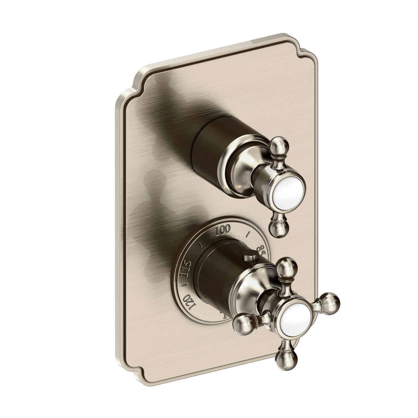 Newport Brass 3-923TS Astor 1/2" Square Thermostatic Trim Plate with Handle