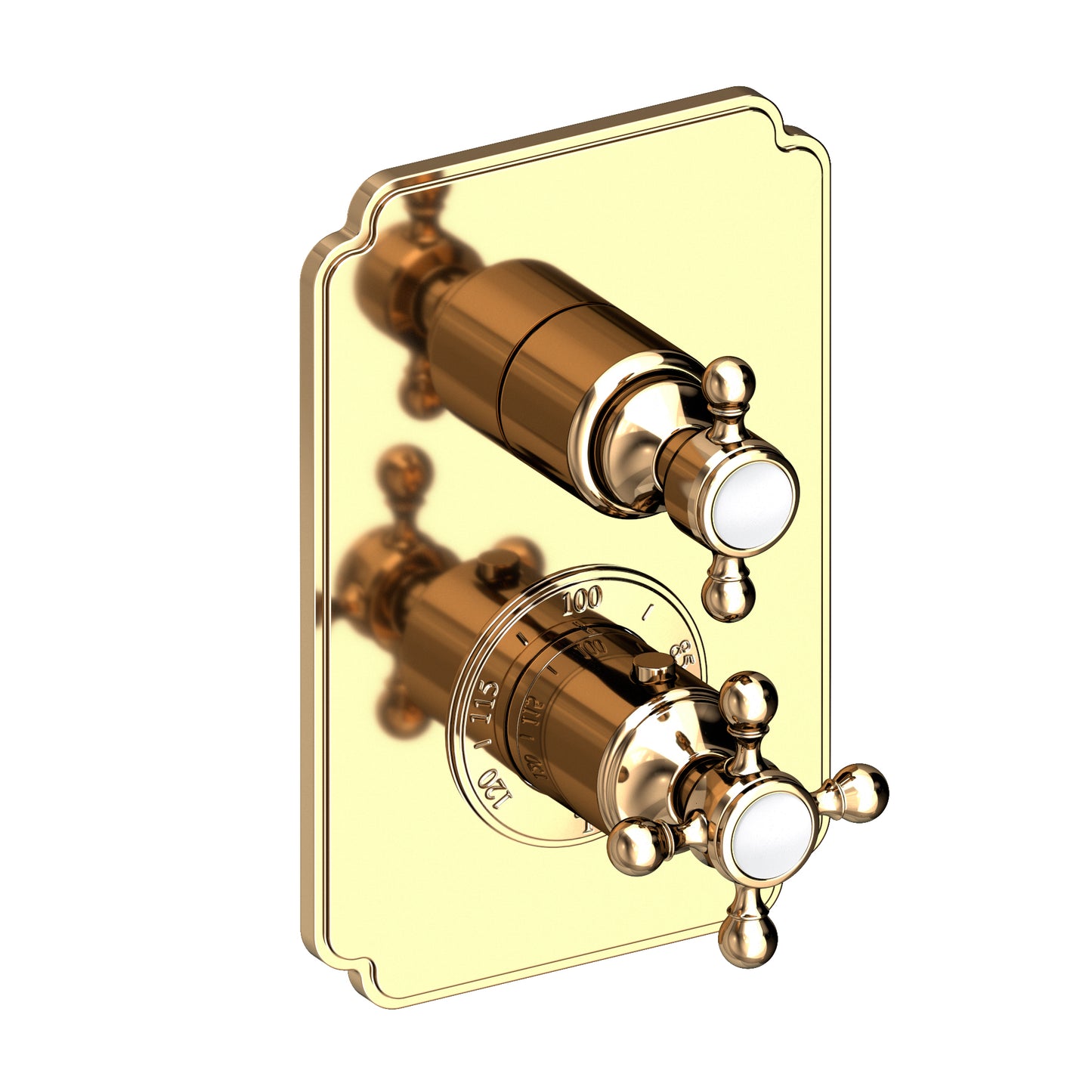 Newport Brass 3-923TS Astor 1/2" Square Thermostatic Trim Plate with Handle