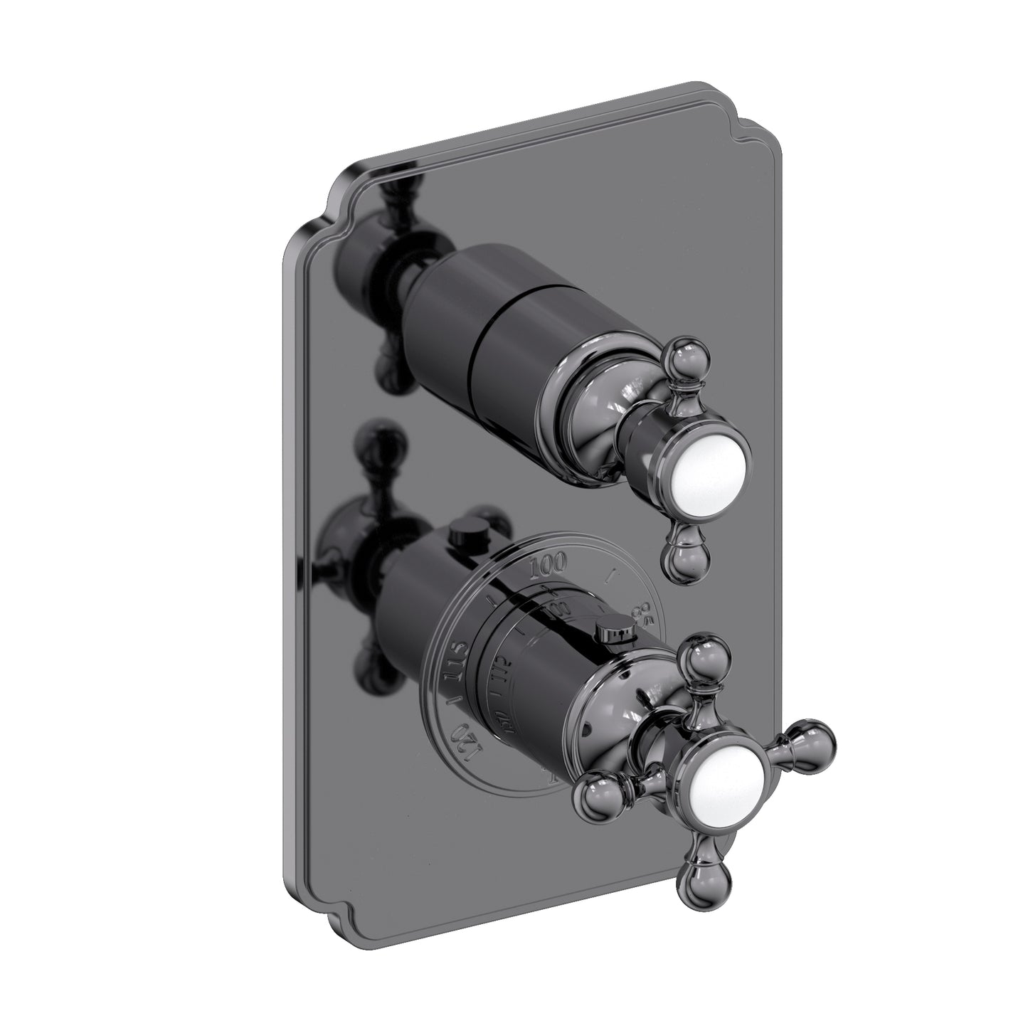 Newport Brass 3-923TS Astor 1/2" Square Thermostatic Trim Plate with Handle