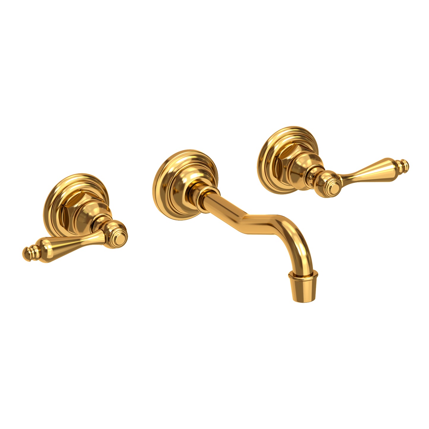 Newport Brass 3-9301L Chesterfield Wall Mount Lavatory Faucet