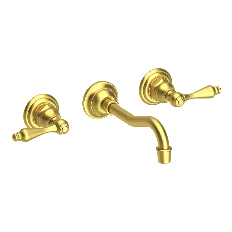 Newport Brass 3-9301L Chesterfield Wall Mount Lavatory Faucet