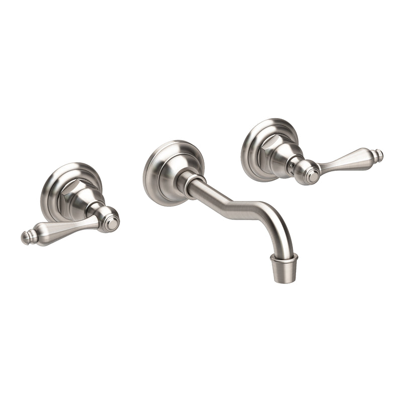 Newport Brass 3-9301L Chesterfield Wall Mount Lavatory Faucet