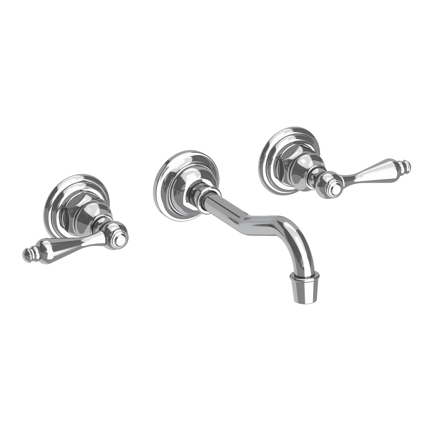 Newport Brass 3-9301L Chesterfield Wall Mount Lavatory Faucet