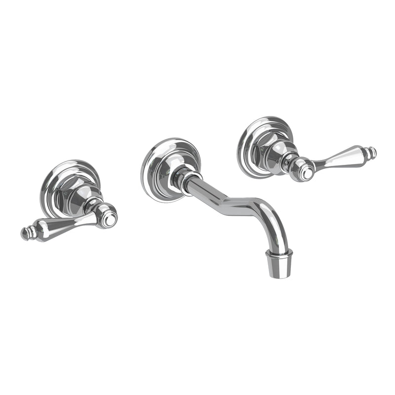 Newport Brass 3-9301L Chesterfield Wall Mount Lavatory Faucet