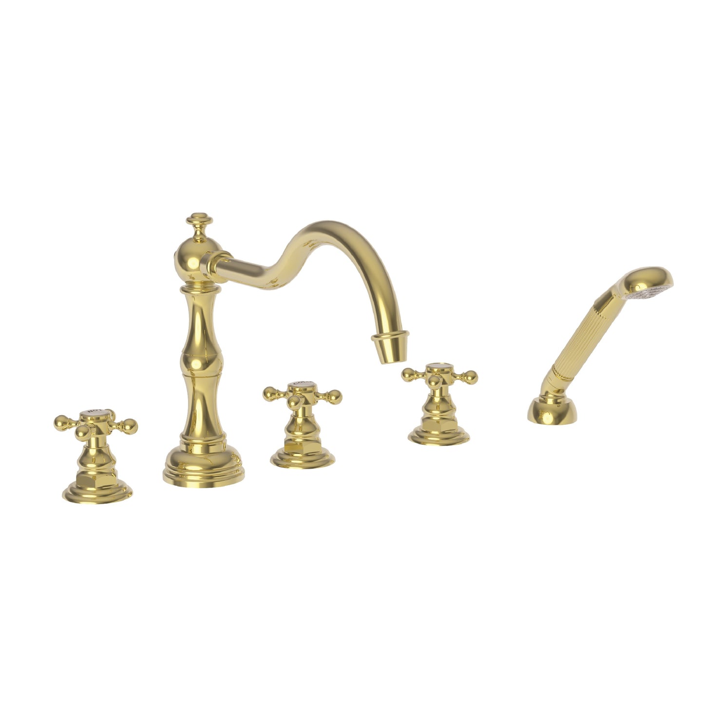 Newport Brass 3-937 Chesterfield Roman Tub Faucet With Hand Shower