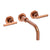 Newport Brass 3-991L East Linear Wall Mount Lavatory Faucet