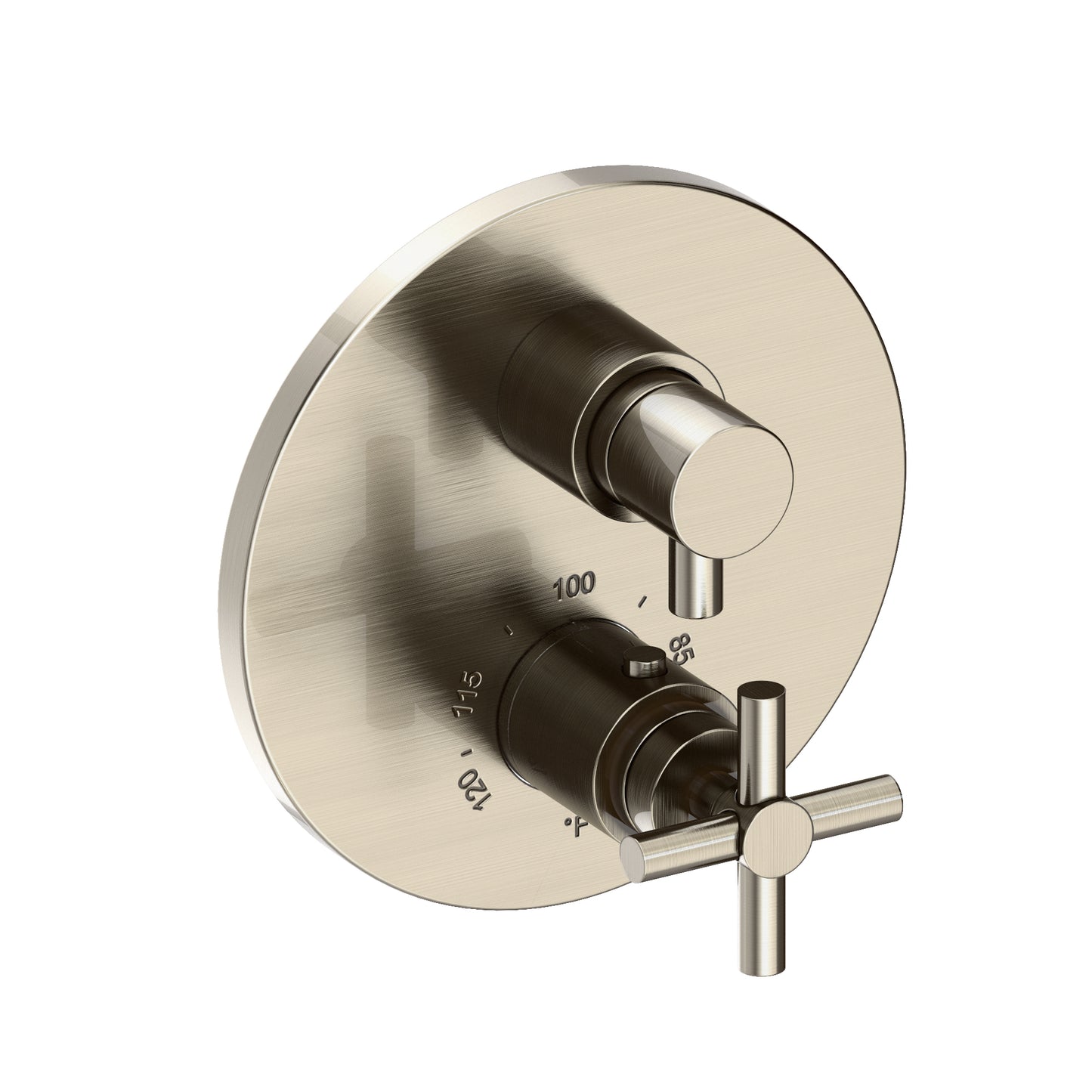 Newport Brass 3-993TR East Linear 1/2" Round Thermostatic Trim Plate With Handle