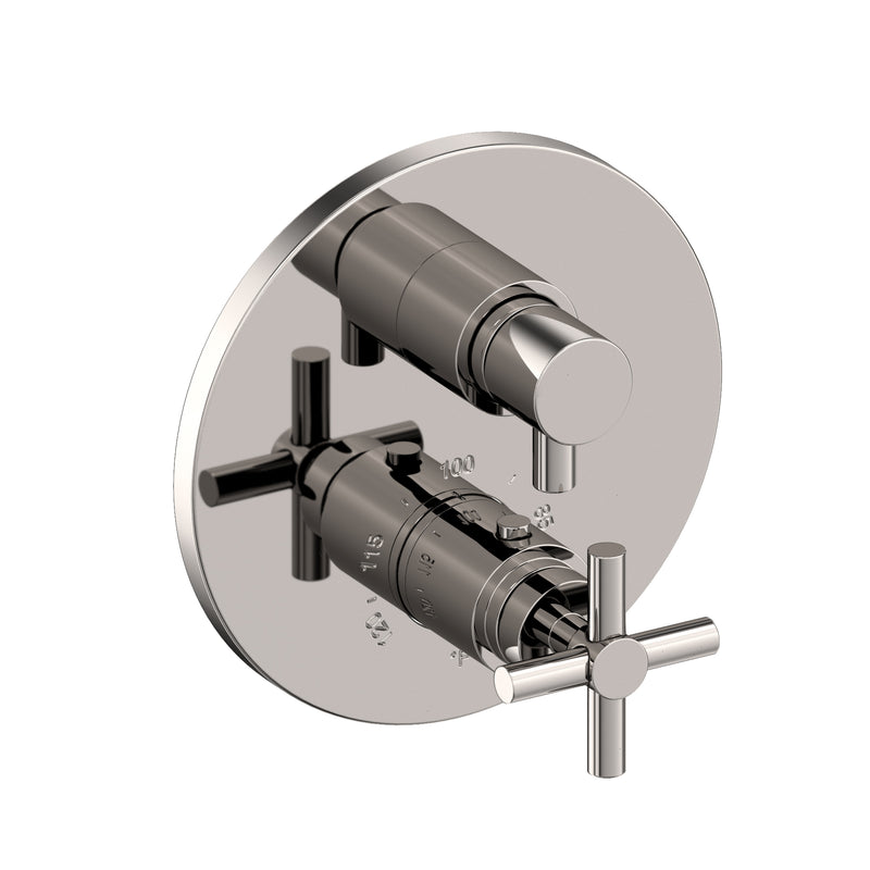Newport Brass 3-993TR East Linear 1/2" Round Thermostatic Trim Plate with Handle
