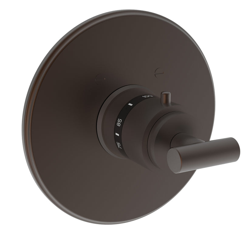 Newport Brass 3-994LTR East Linear 3/4" Round Thermostatic Trim Plate with Handle