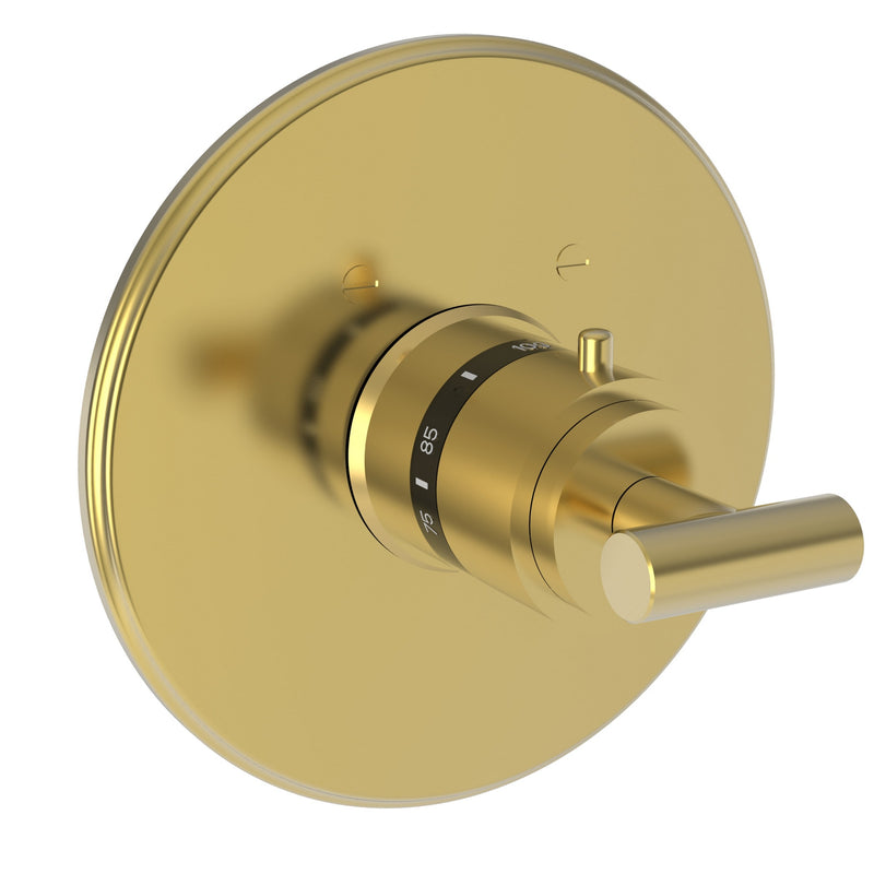 Newport Brass 3-994LTR East Linear 3/4" Round Thermostatic Trim Plate with Handle
