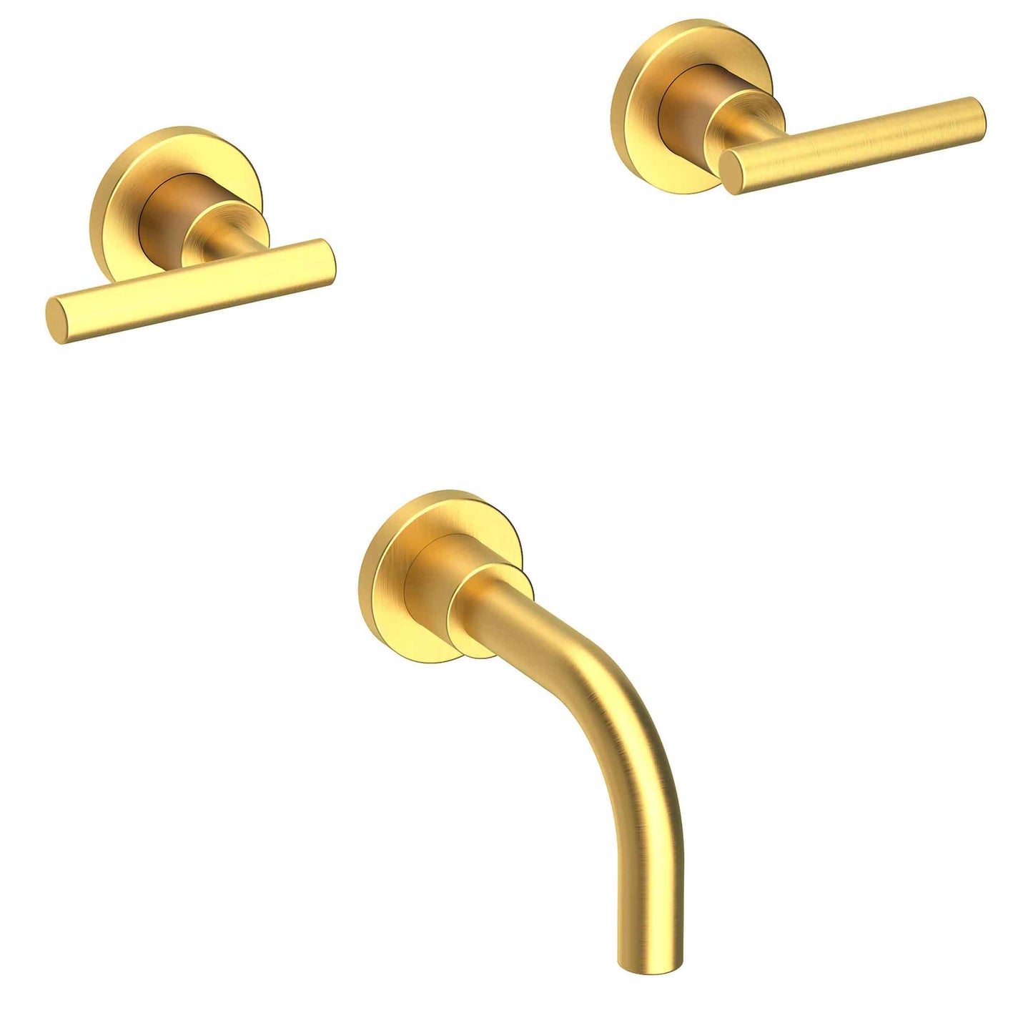 Newport Brass 3-995L East Linear Wall Mount Tub Faucet