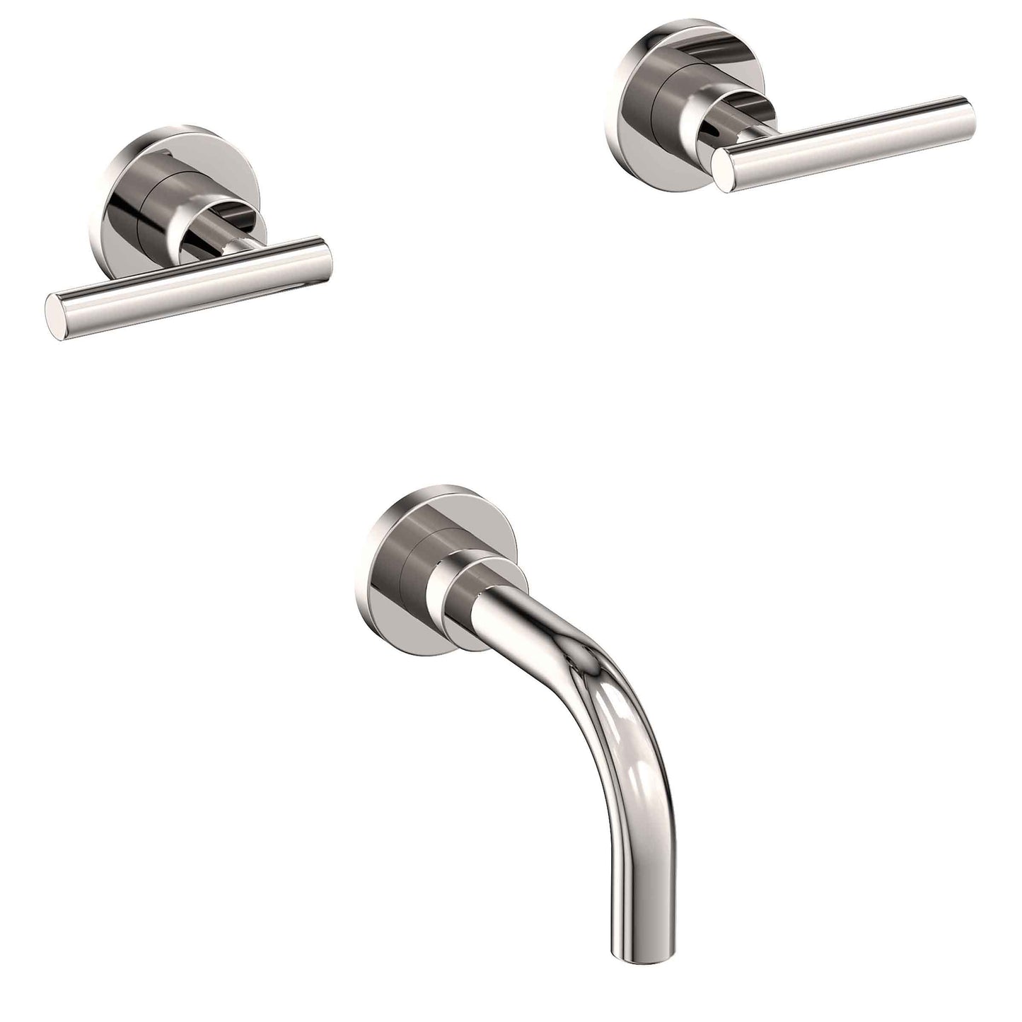 Newport Brass 3-995L East Linear Wall Mount Tub Faucet