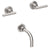 Newport Brass 3-995L East Linear Wall Mount Tub Faucet