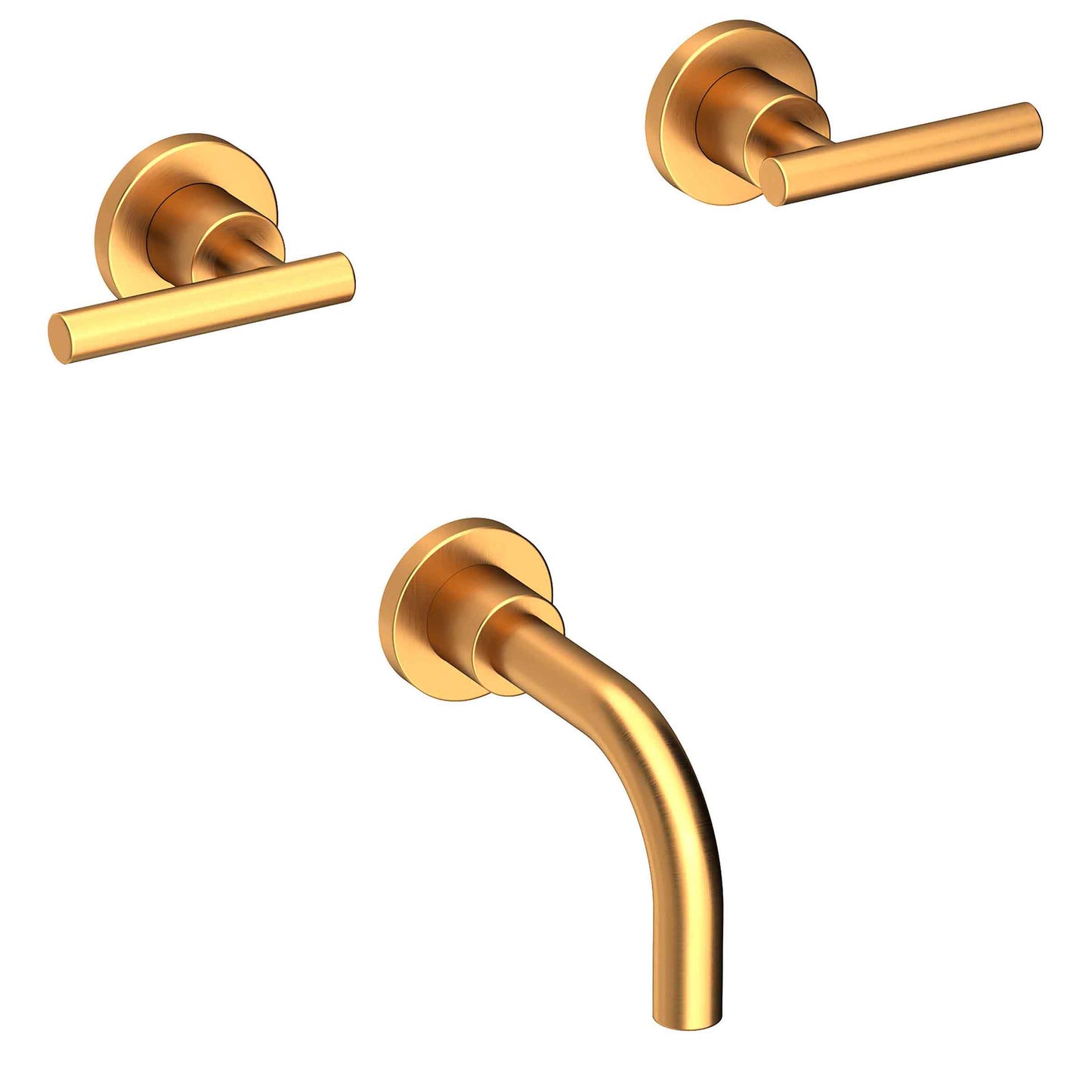 Newport Brass 3-995L East Linear Wall Mount Tub Faucet