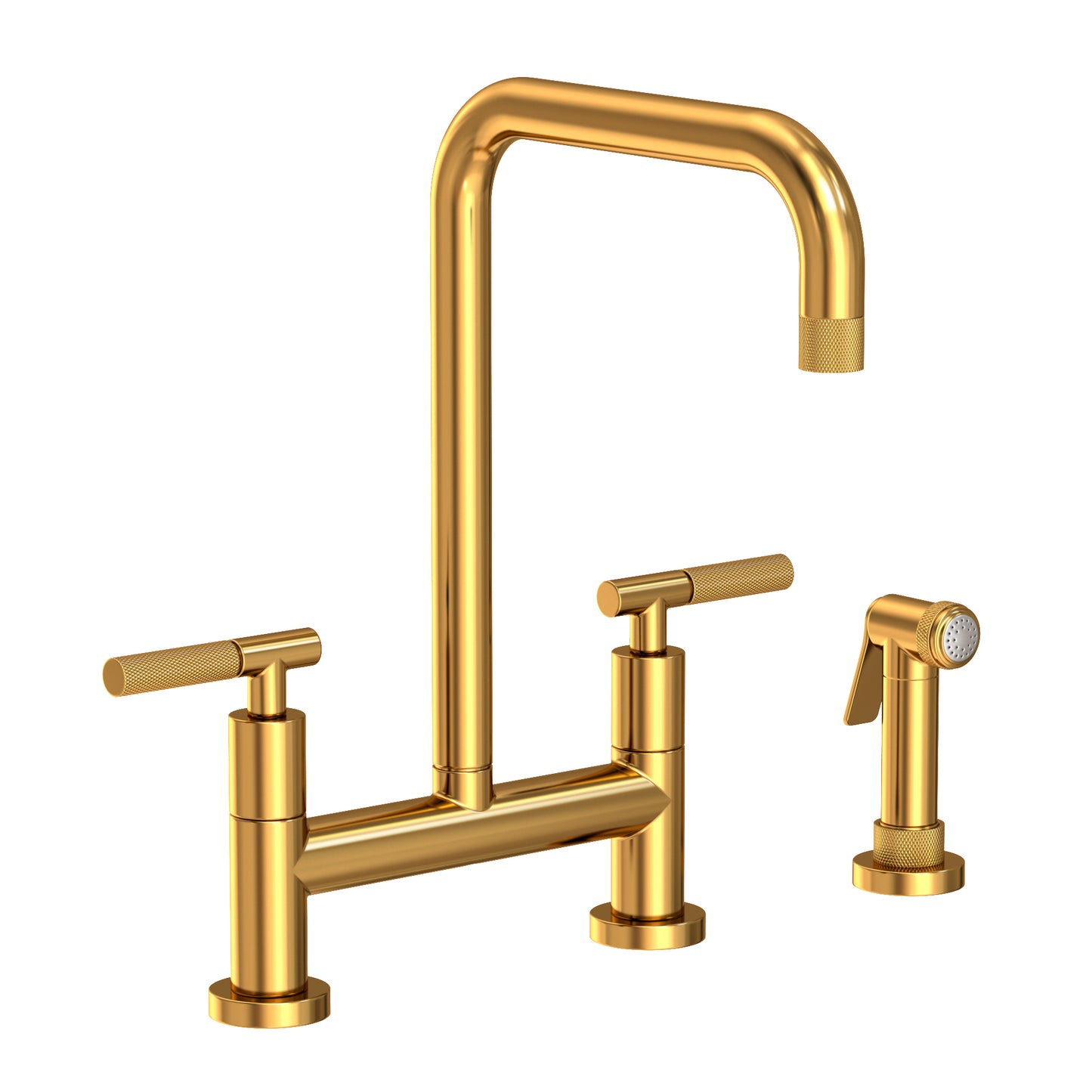 Newport Brass 3360-5413 Muncy Kitchen Bridge Faucet with Side Spray