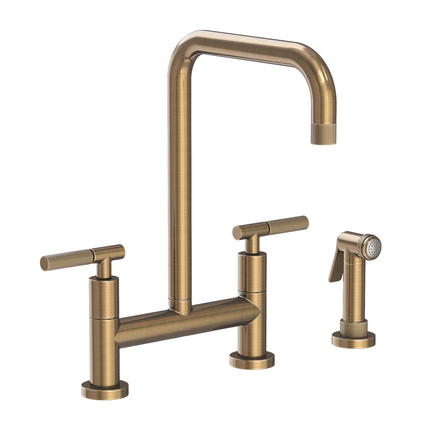 Newport Brass 3360-5413 Muncy Kitchen Bridge Faucet with Side Spray