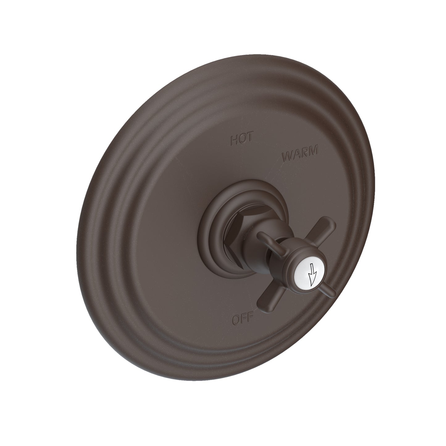 Newport Brass 4-1004BP Fairfield Balanced Pressure Shower Trim Plate With Handle. Less Showerhead, Arm And Flange.
