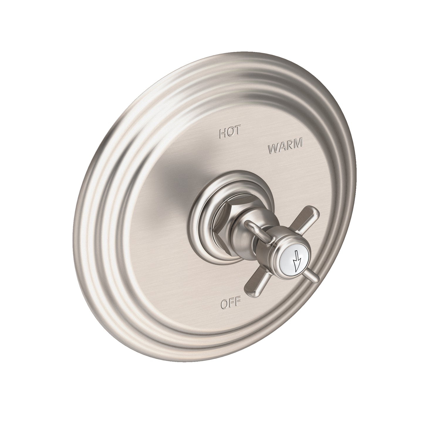 Newport Brass 4-1004BP Fairfield Balanced Pressure Shower Trim Plate With Handle. Less Showerhead, Arm And Flange.
