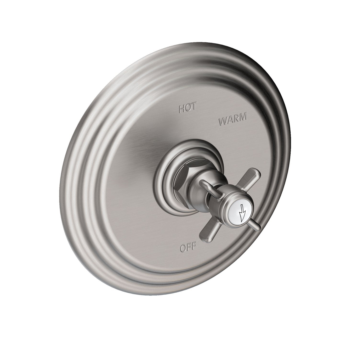 Newport Brass 4-1004BP Fairfield Balanced Pressure Shower Trim Plate With Handle. Less Showerhead, Arm And Flange.