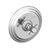 Newport Brass 4-1004BP Fairfield Balanced Pressure Shower Trim Plate With Handle. Less Showerhead, Arm And Flange.