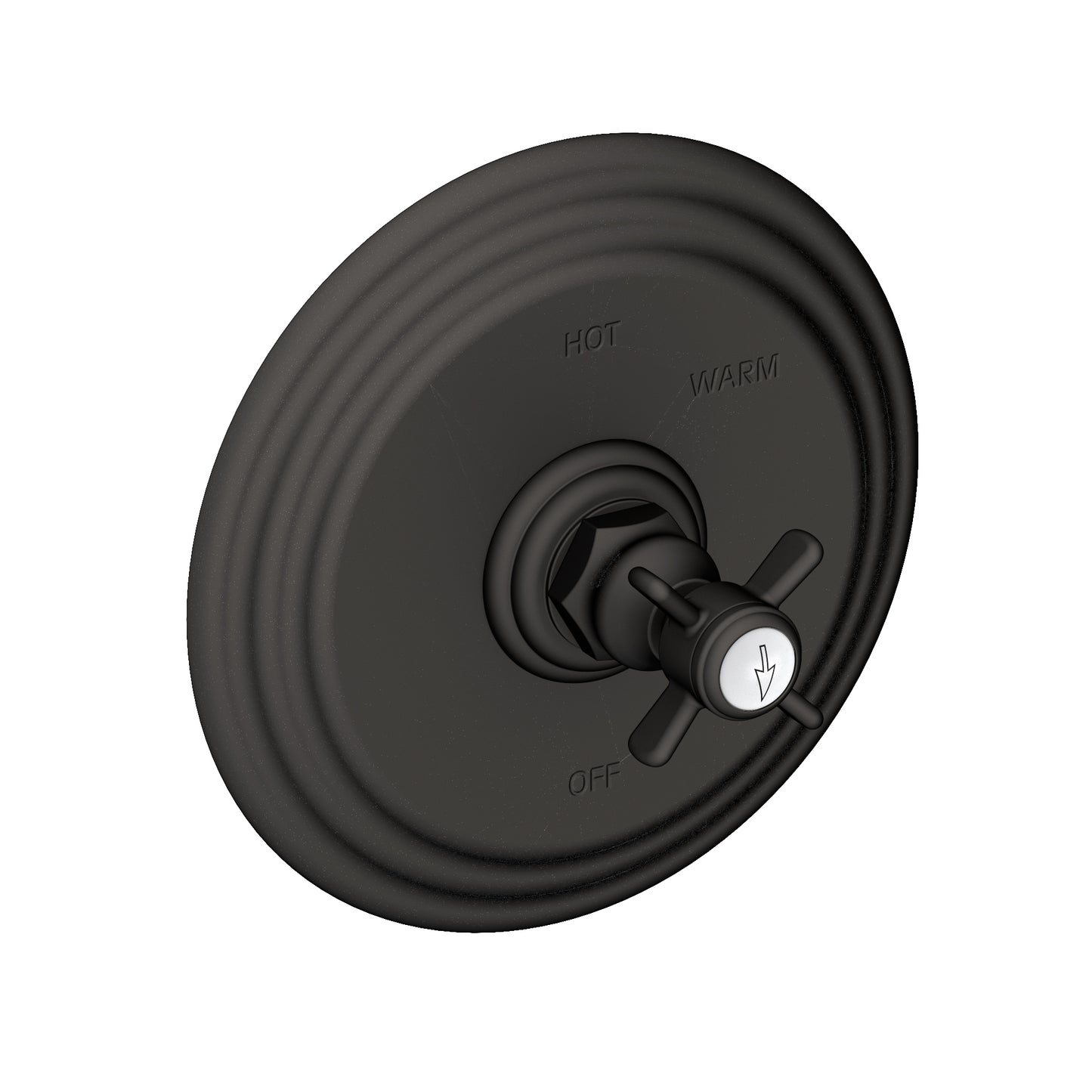 Newport Brass 4-1004BP Fairfield Balanced Pressure Shower Trim Plate With Handle. Less Showerhead, Arm And Flange.