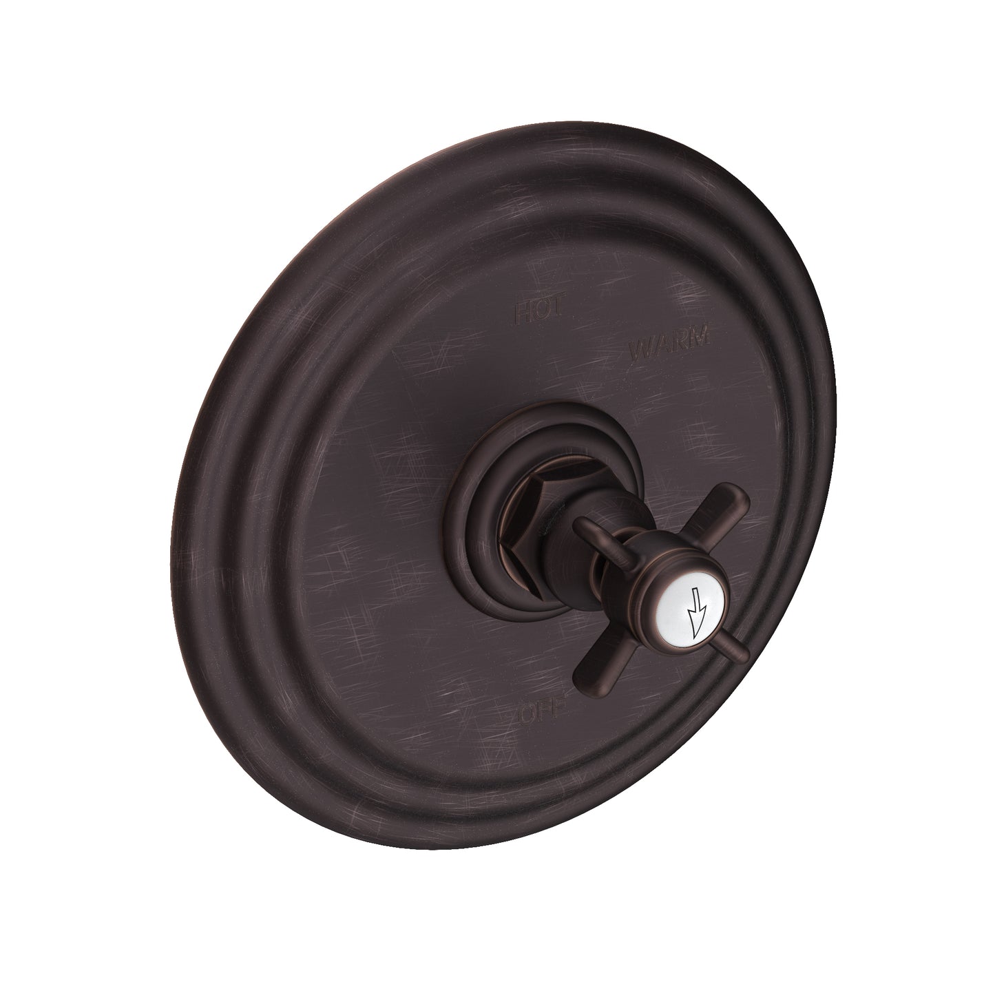 Newport Brass 4-1004BP Fairfield Balanced Pressure Shower Trim Plate With Handle. Less Showerhead, Arm And Flange.