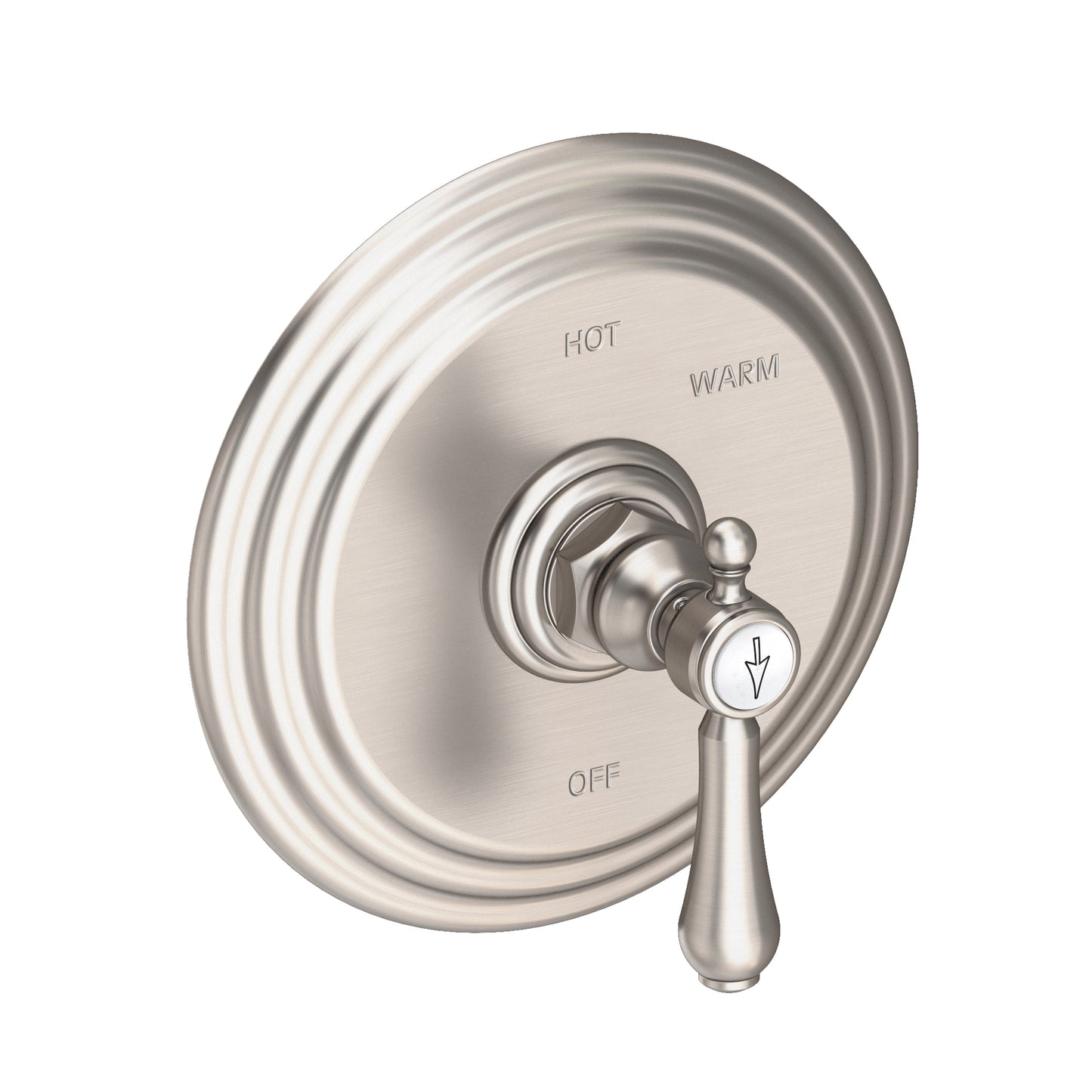 Newport Brass 4-1034BP Chesterfield Balanced Pressure Shower Trim Plate With Handle. Less Showerhead, Arm And Flange.