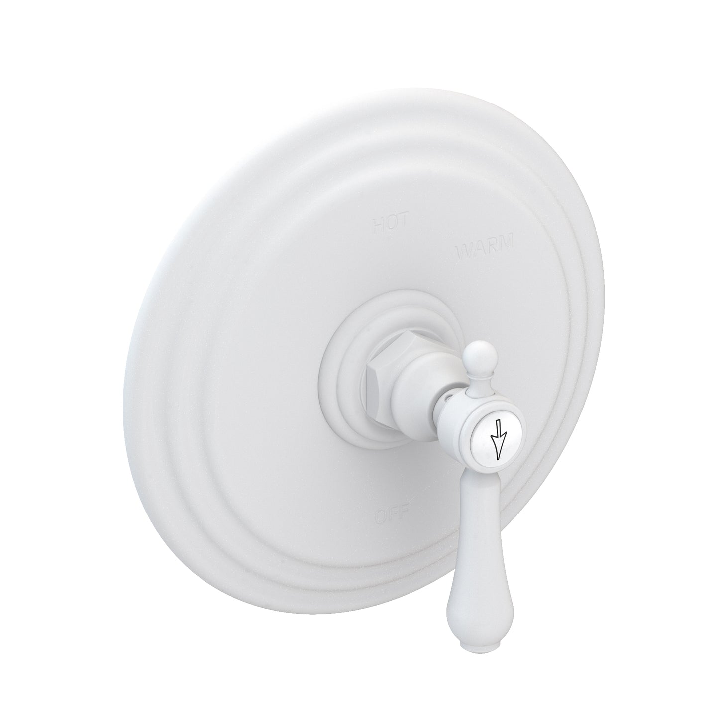 Newport Brass 4-1034BP Chesterfield Balanced Pressure Shower Trim Plate With Handle. Less Showerhead, Arm And Flange.