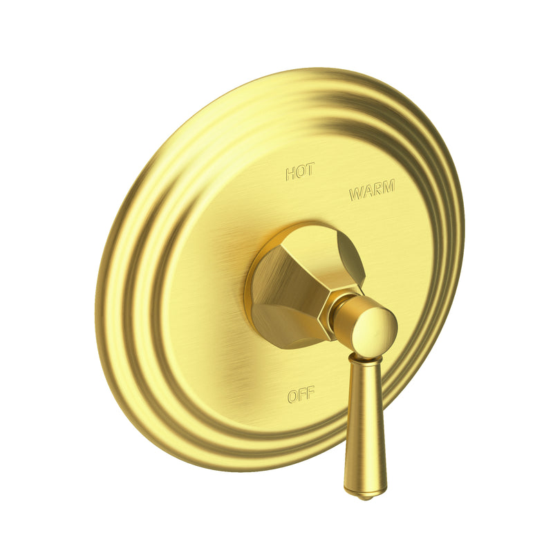 Newport Brass 4-1204BP Metropole Balanced Pressure Shower Trim Plate with Handle. Less showerhead, arm and flange.