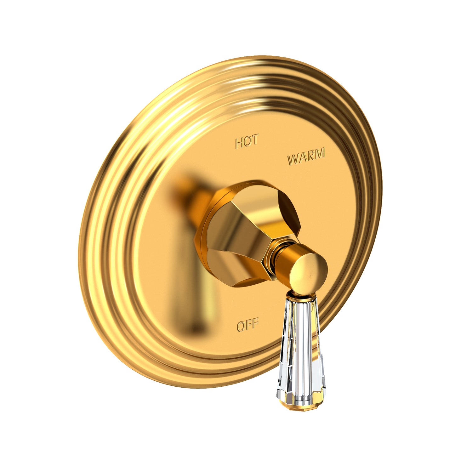 Newport Brass 4-1234BP Metropole Balanced Pressure Shower Trim Plate with Handle. Less showerhead, arm and flange.