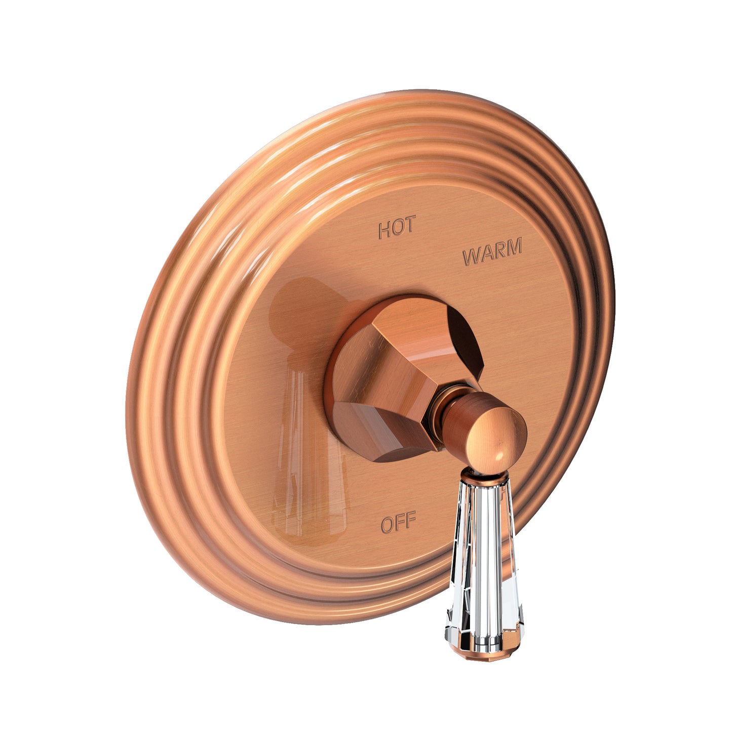 Newport Brass 4-1234BP Metropole Balanced Pressure Shower Trim Plate with Handle. Less showerhead, arm and flange.