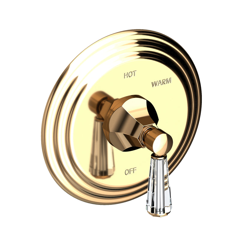 Newport Brass 4-1234BP Metropole Balanced Pressure Shower Trim Plate with Handle. Less showerhead, arm and flange.