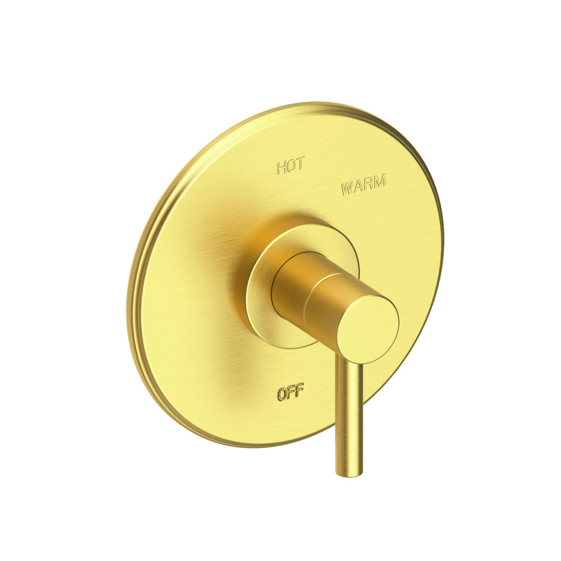 Newport Brass 4-1504BP East Linear Balanced Pressure Shower Trim Plate with Handle. Less showerhead, arm and flange.