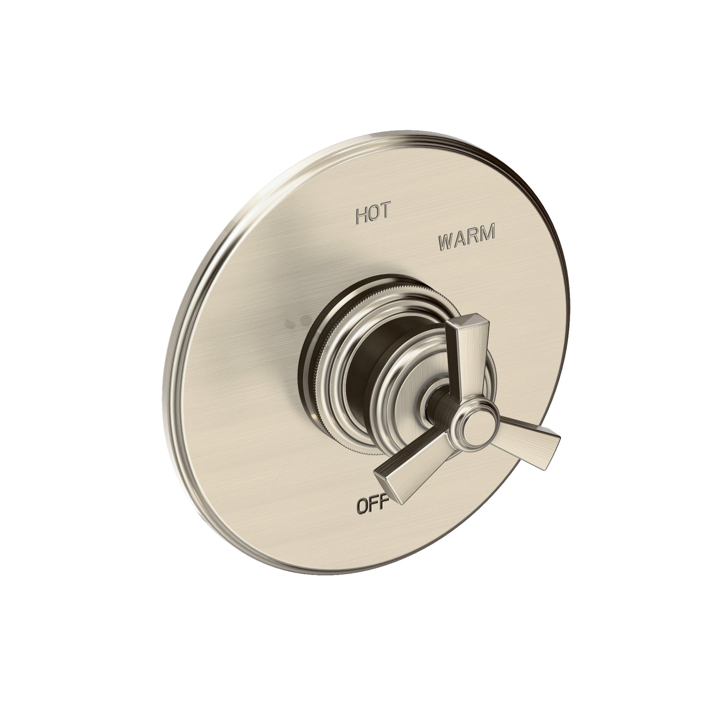 Newport Brass 4-1604BP Miro Balanced Pressure Shower Trim Plate With Handle. Less Showerhead, Arm And Flange.