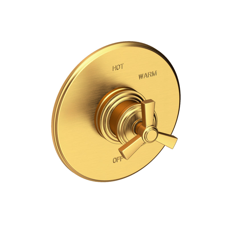 Newport Brass 4-1604BP Miro Balanced Pressure Shower Trim Plate with Handle. Less showerhead, arm and flange.