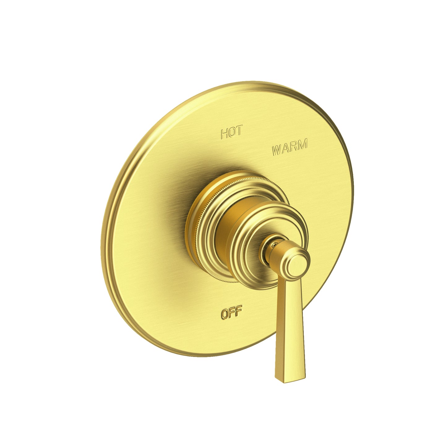 Newport Brass 4-1624BP Miro Balanced Pressure Shower Trim Plate With Handle. Less Showerhead, Arm And Flange.