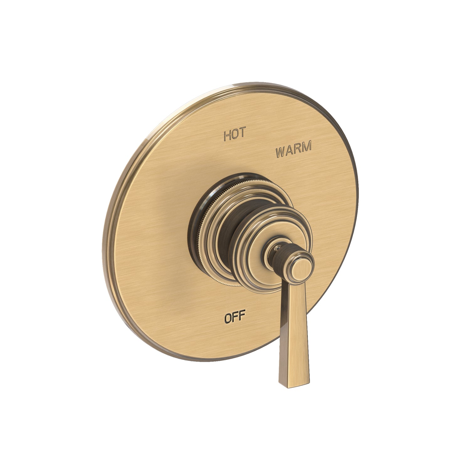 Newport Brass 4-1624BP Miro Balanced Pressure Shower Trim Plate With Handle. Less Showerhead, Arm And Flange.