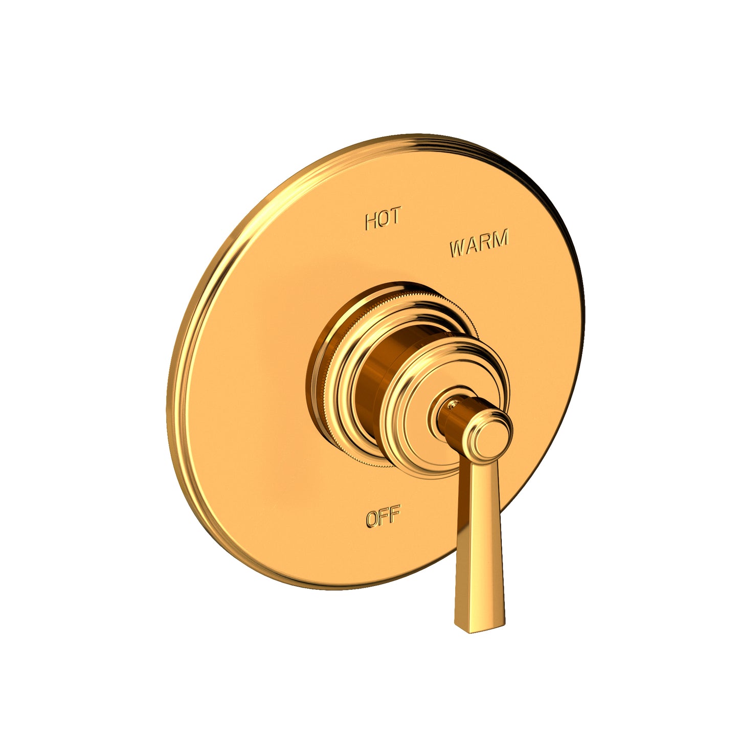 Newport Brass 4-1624BP Miro Balanced Pressure Shower Trim Plate With Handle. Less Showerhead, Arm And Flange.