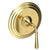 Newport Brass 4-1744BP Bevelle Balanced Pressure Shower Trim Plate with Handle. Less showerhead, arm and flange.