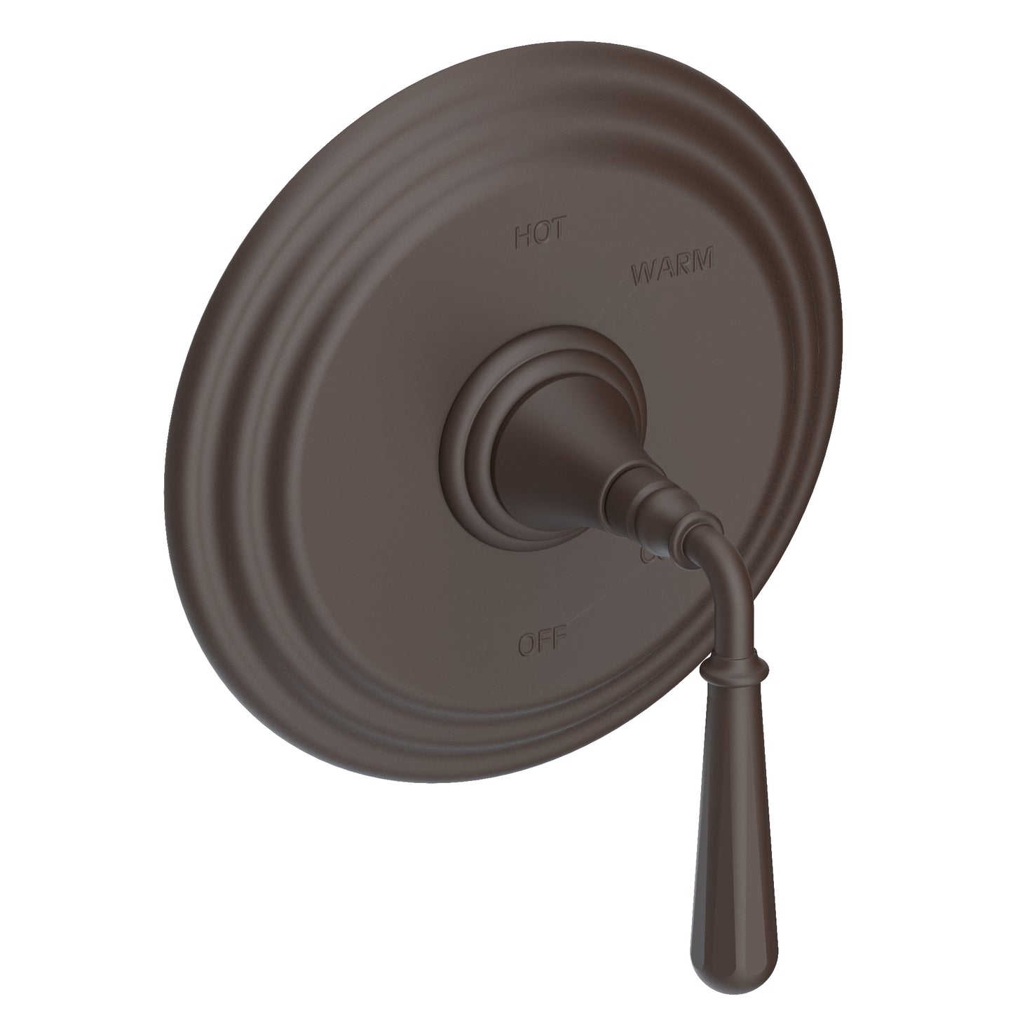 Newport Brass 4-1744BP Bevelle Balanced Pressure Shower Trim Plate with Handle. Less showerhead, arm and flange.