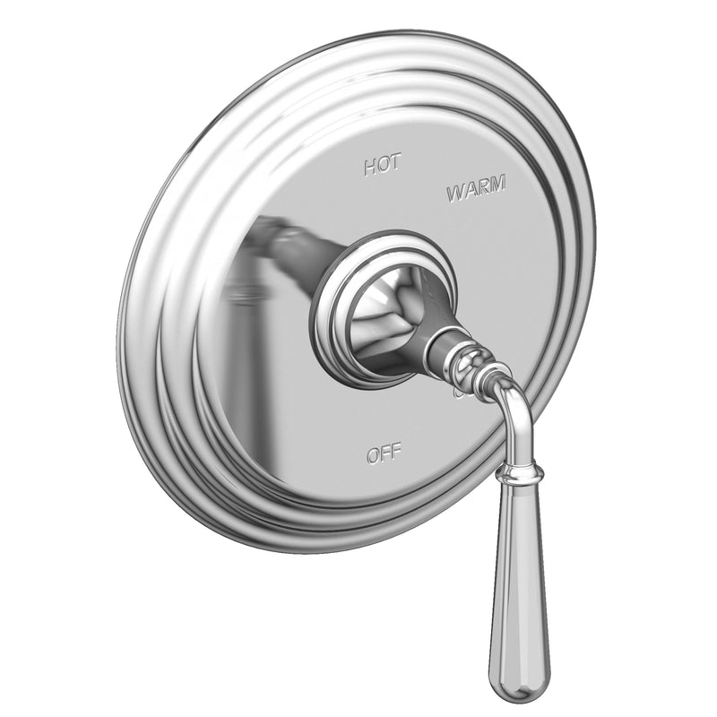 Newport Brass 4-1744BP Bevelle Balanced Pressure Shower Trim Plate with Handle. Less showerhead, arm and flange.