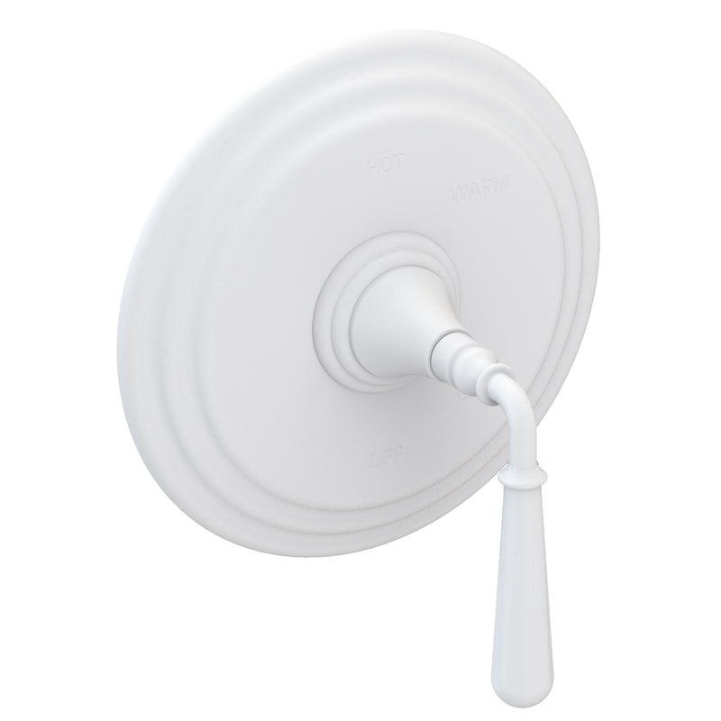 Newport Brass 4-1744BP Bevelle Balanced Pressure Shower Trim Plate with Handle. Less showerhead, arm and flange.