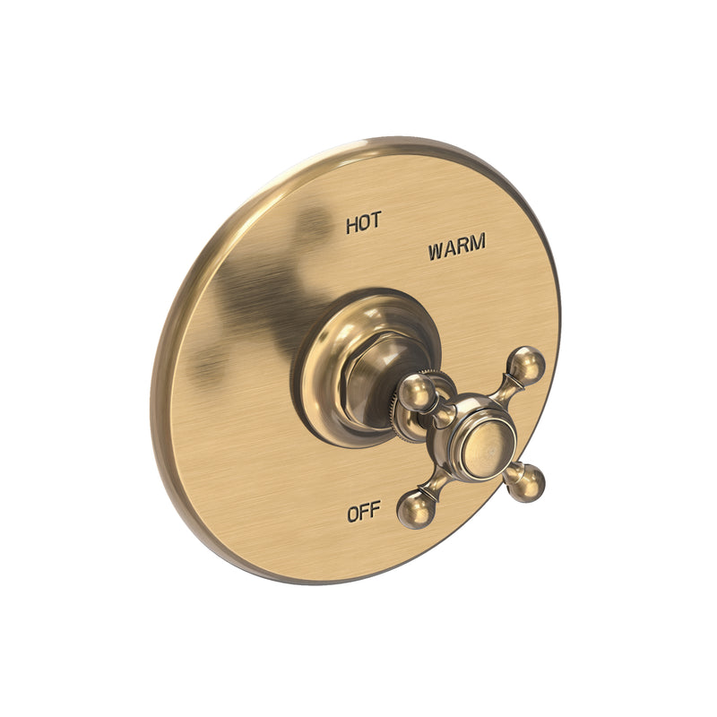 Newport Brass 4-1764BP Victoria Balanced Pressure Shower Trim Plate with Handle. Less showerhead, arm and flange.