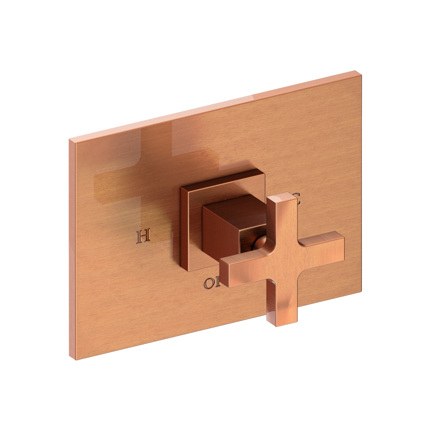 Newport Brass 4-2064BP Secant Balanced Pressure Shower Trim Plate With Handle. Less Showerhead, Arm And Flange.