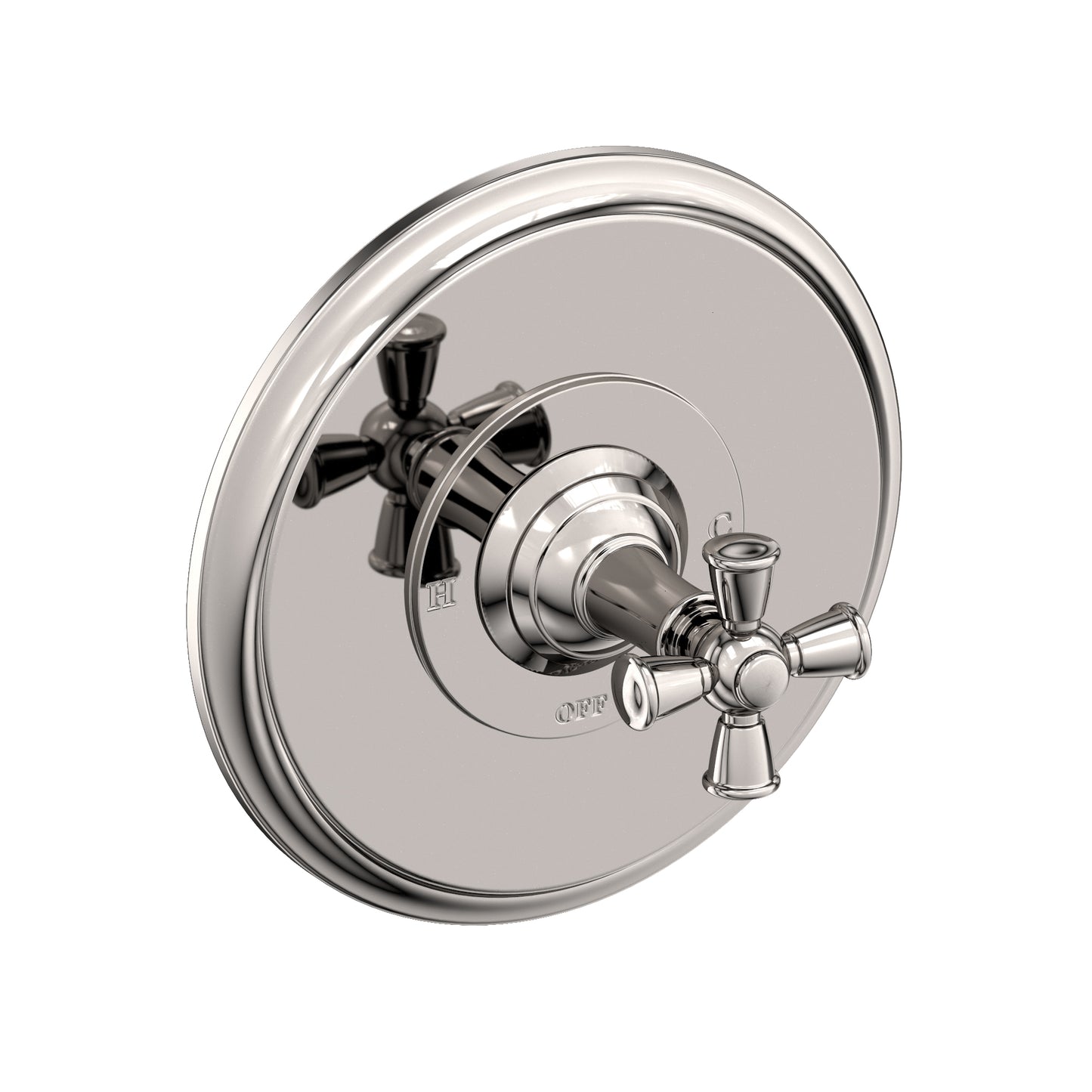 Newport Brass 4-2404BP Aylesbury Balanced Pressure Shower Trim Plate With Handle. Less Showerhead, Arm And Flange.